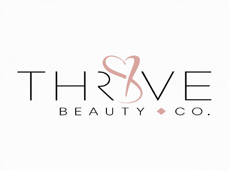 Thrive Beauty Co. logo design by salim