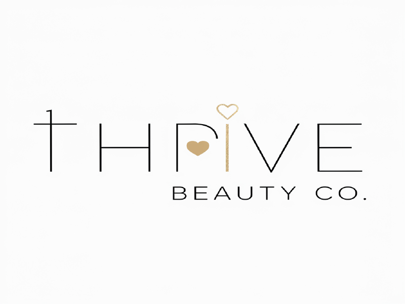 Thrive Beauty Co. logo design by salim