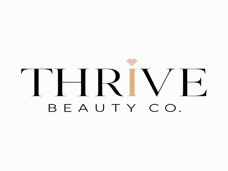 Thrive Beauty Co. logo design by salim