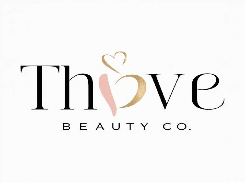 Thrive Beauty Co. logo design by salim