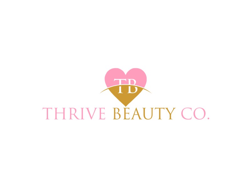 Thrive Beauty Co. logo design by Diancox