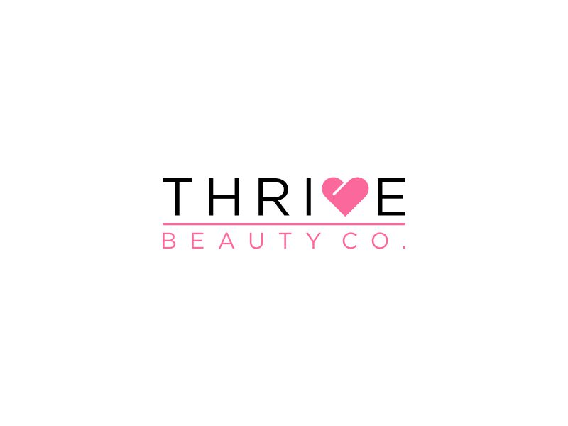 Thrive Beauty Co. logo design by BeeOne