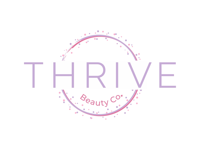 Thrive Beauty Co. logo design by vishalrock