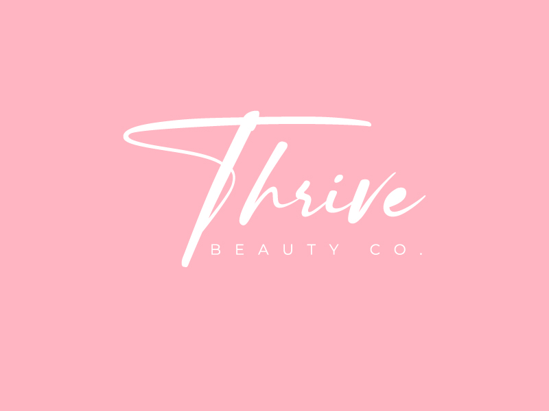 Thrive Beauty Co. logo design by MUSANG