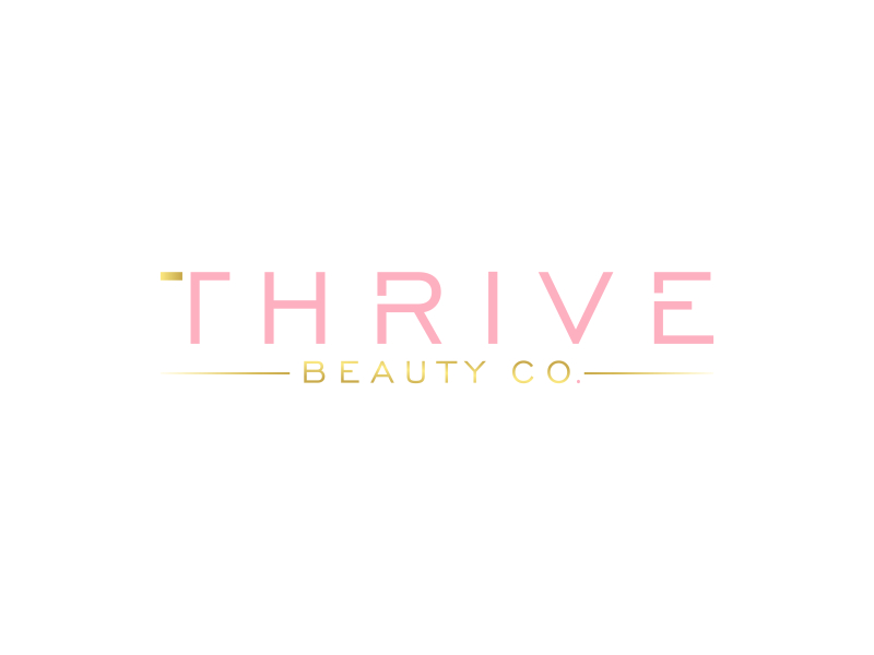 Thrive Beauty Co. logo design by pionsign