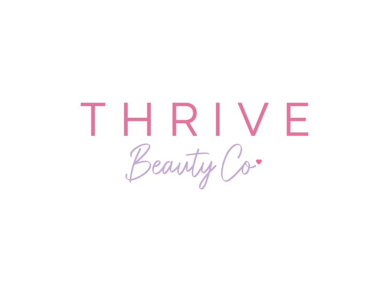 Thrive Beauty Co. logo design by vishalrock