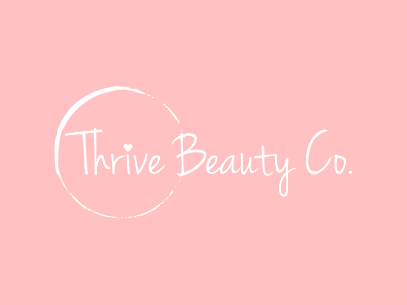 Thrive Beauty Co. logo design by Gwerth