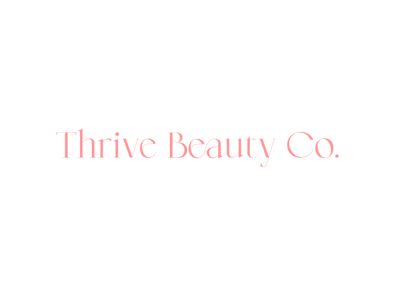 Thrive Beauty Co. logo design by Gwerth