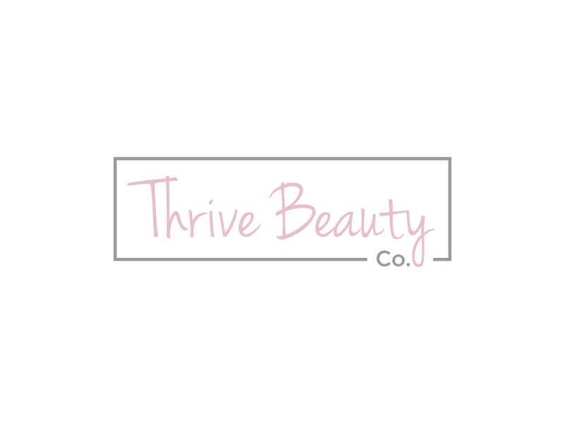 Thrive Beauty Co. logo design by Purwoko21