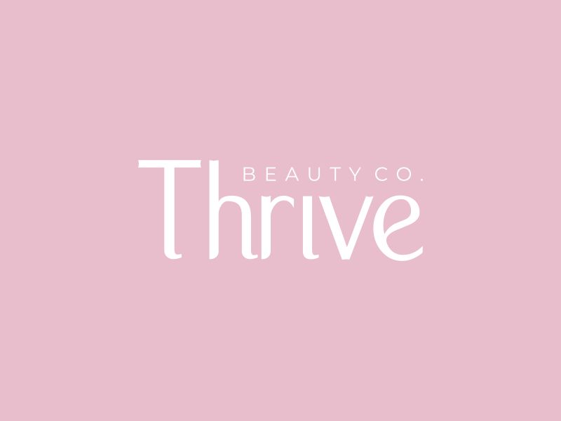 Thrive Beauty Co. logo design by tania