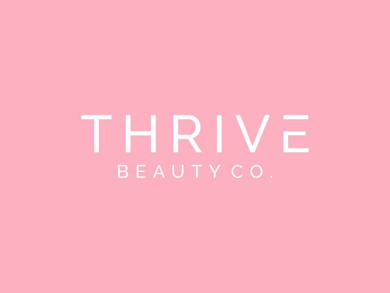 Thrive Beauty Co. logo design by ndaru