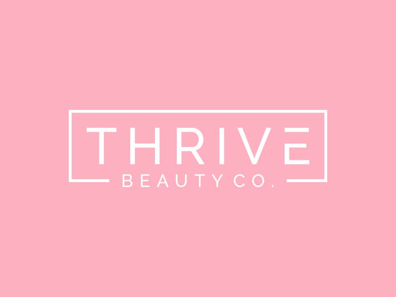 Thrive Beauty Co. logo design by ndaru