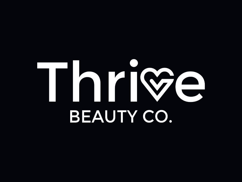 Thrive Beauty Co. logo design by azizah