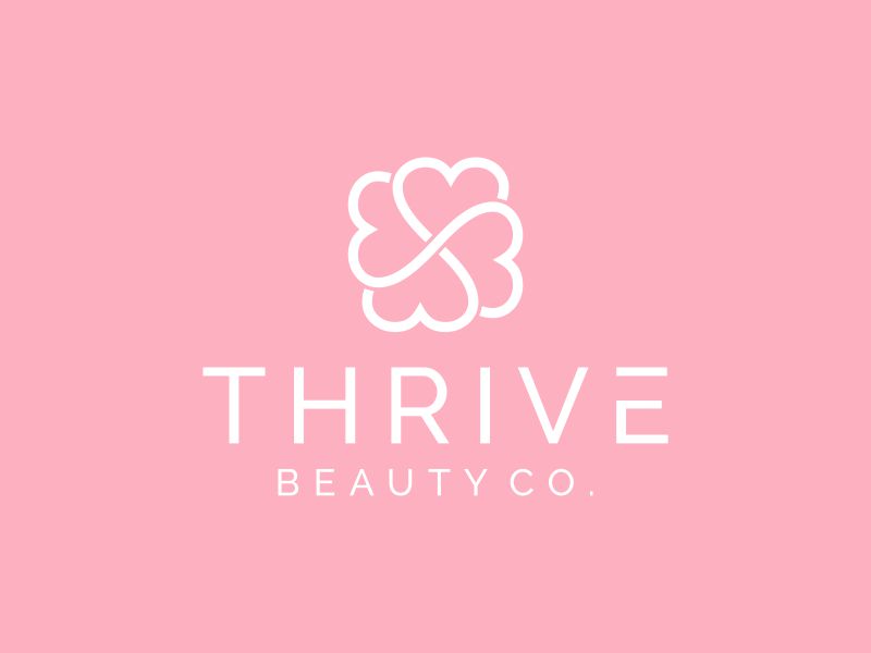 Thrive Beauty Co. logo design by ndaru