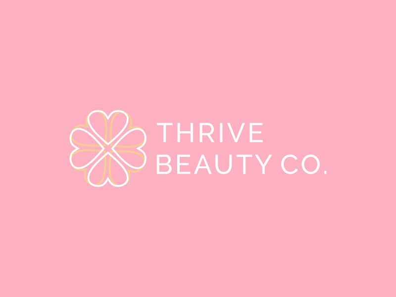 Thrive Beauty Co. logo design by ndaru