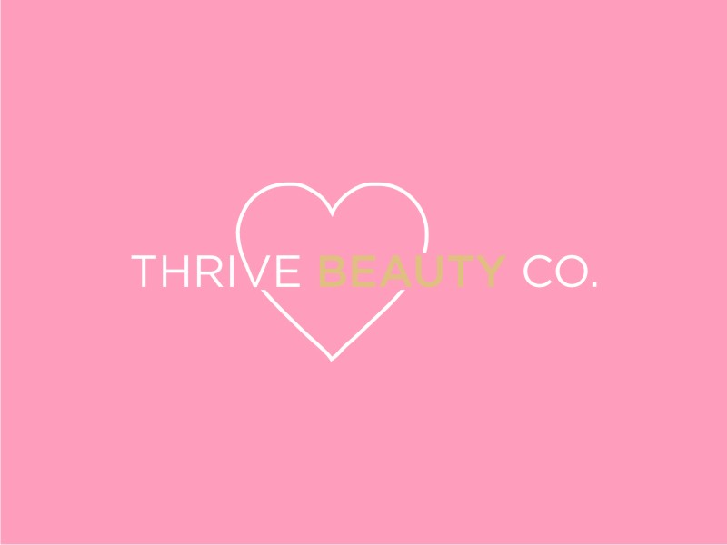 Thrive Beauty Co. logo design by Diancox