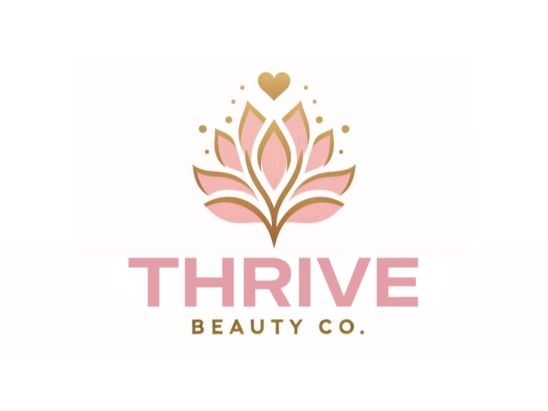 Thrive Beauty Co. logo design by Charii