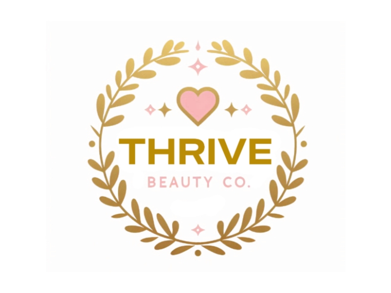 Thrive Beauty Co. logo design by Charii