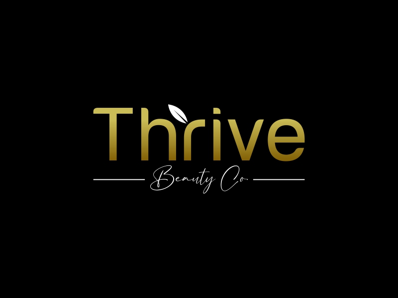 Thrive Beauty Co. logo design by luckyprasetyo