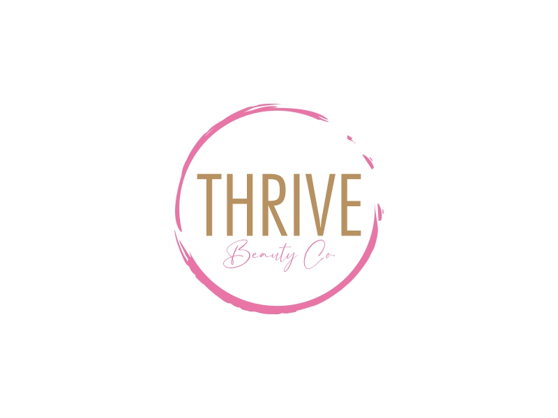 Thrive Beauty Co. logo design by luckyprasetyo