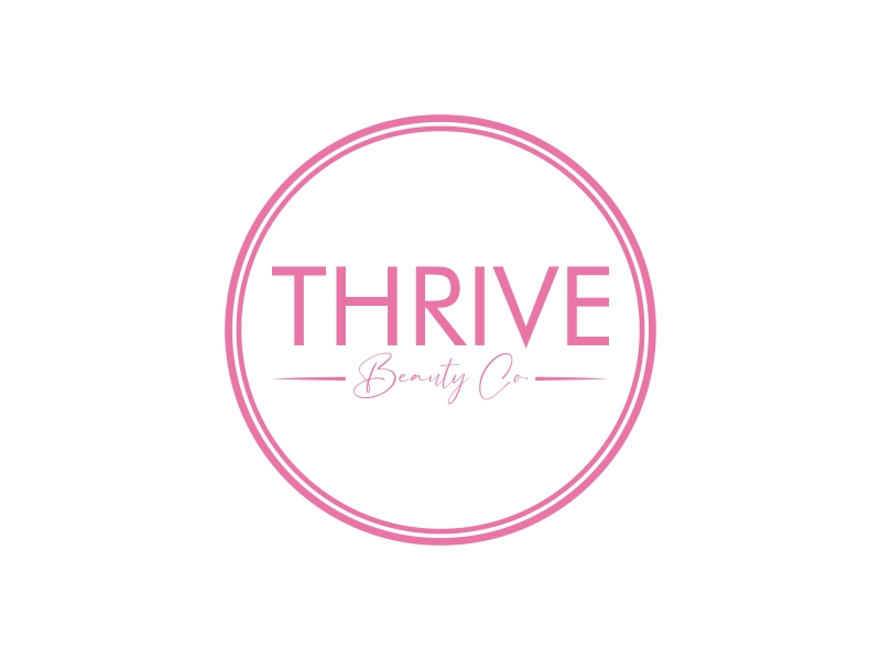 Thrive Beauty Co. logo design by luckyprasetyo