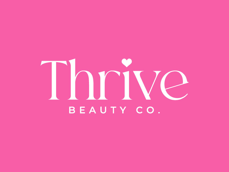 Thrive Beauty Co. logo design by M Fariid