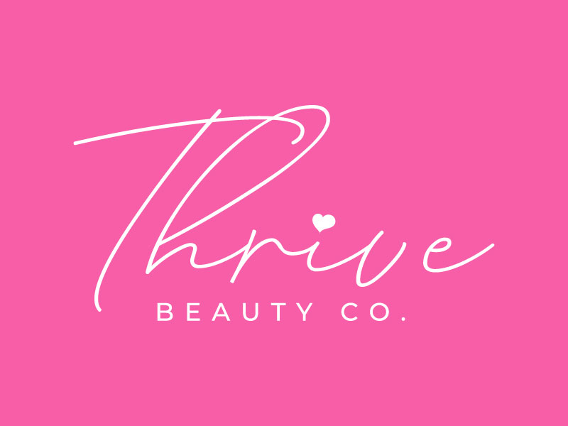 Thrive Beauty Co. logo design by M Fariid