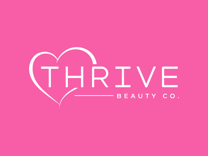 Thrive Beauty Co. logo design by M Fariid