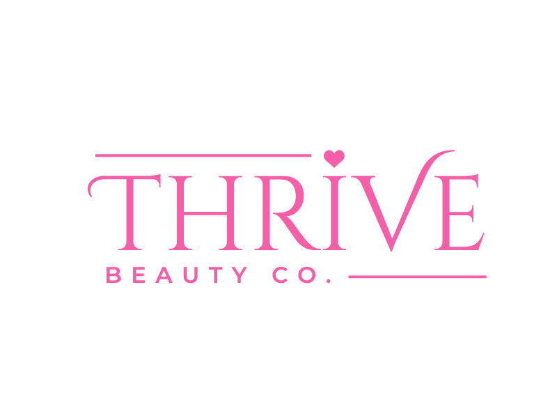 Thrive Beauty Co. logo design by M Fariid