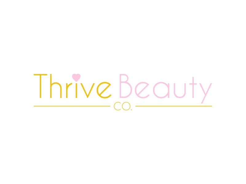 Thrive Beauty Co. logo design by cintoko