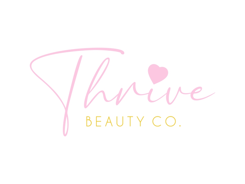 Thrive Beauty Co. logo design by cintoko