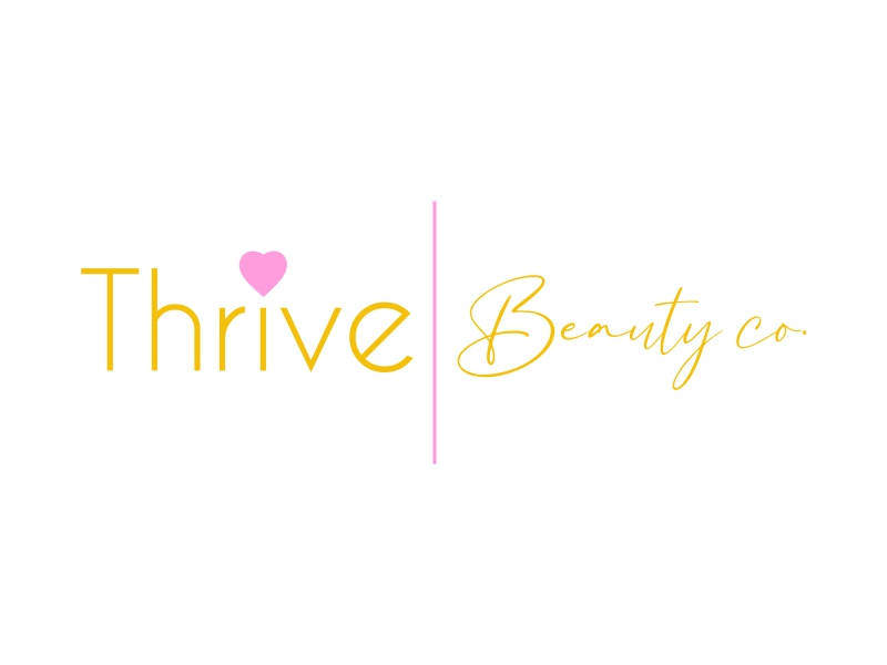 Thrive Beauty Co. logo design by cintoko