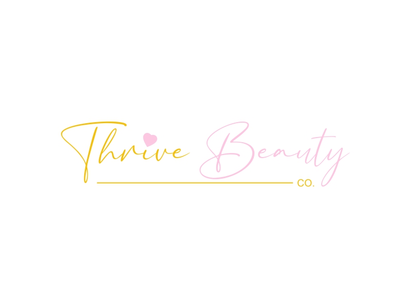 Thrive Beauty Co. logo design by cintoko