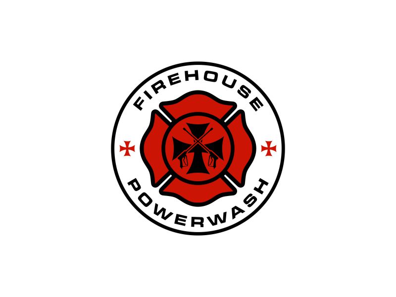 Firehouse Powerwash logo design by blessings