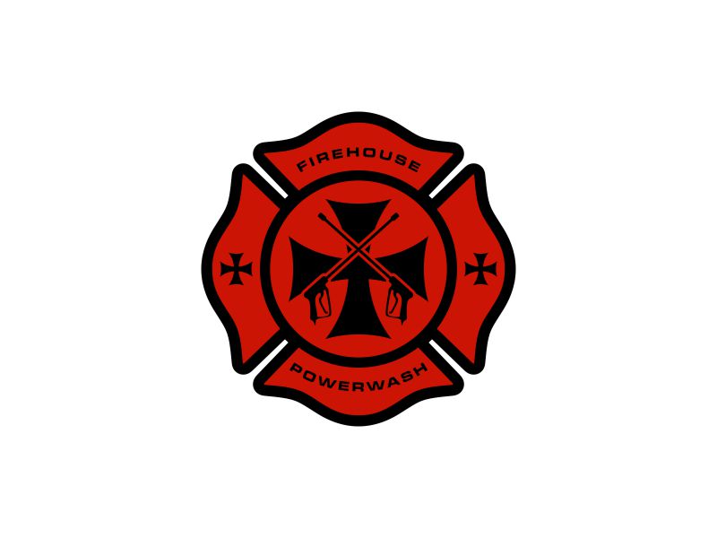 Firehouse Powerwash logo design by blessings