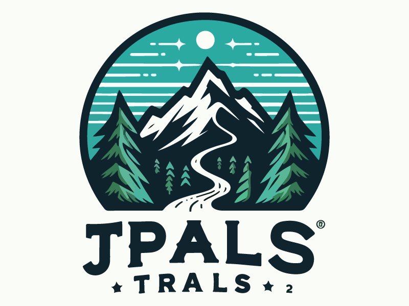 JP2 Trails logo design by Rahul Biswas