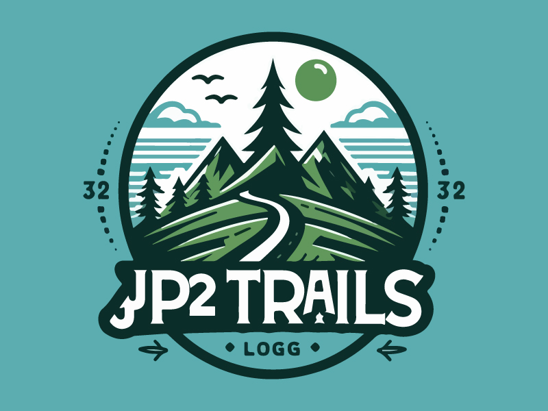 JP2 Trails logo design by Rahul Biswas