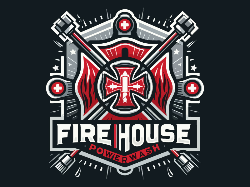 Firehouse Powerwash logo design by Rahul Biswas