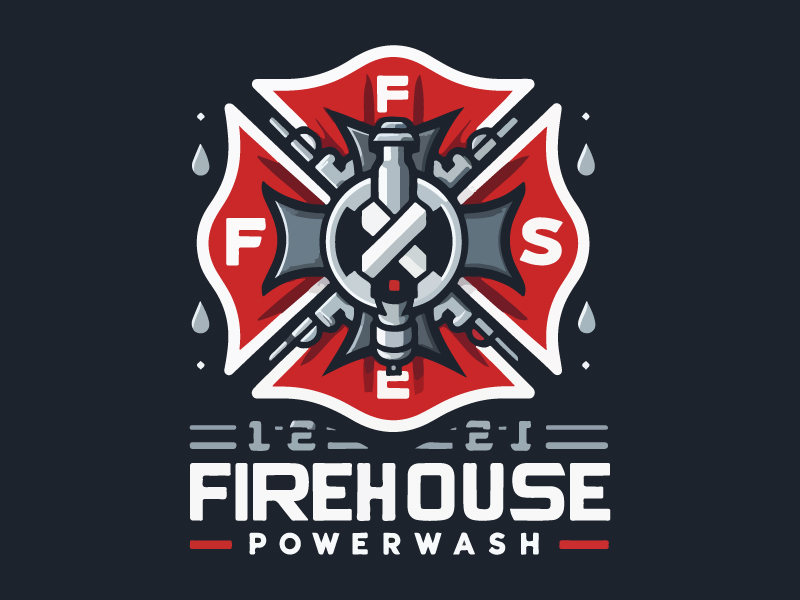 Firehouse Powerwash logo design by Rahul Biswas