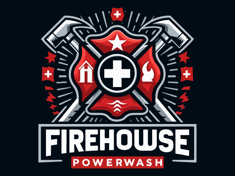 Firehouse Powerwash logo design by Rahul Biswas