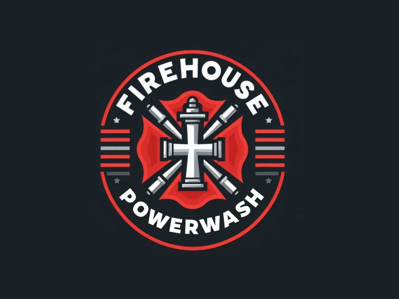 Firehouse Powerwash logo design by giphone