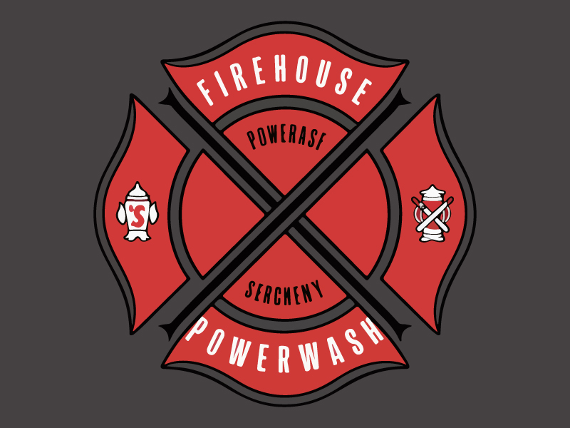 Firehouse Powerwash logo design by Rahul Biswas