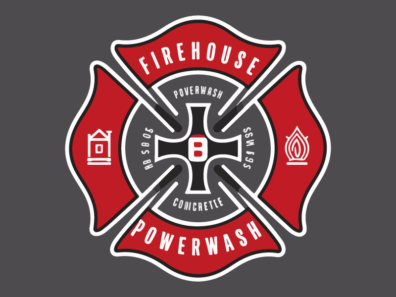 Firehouse Powerwash logo design by Rahul Biswas