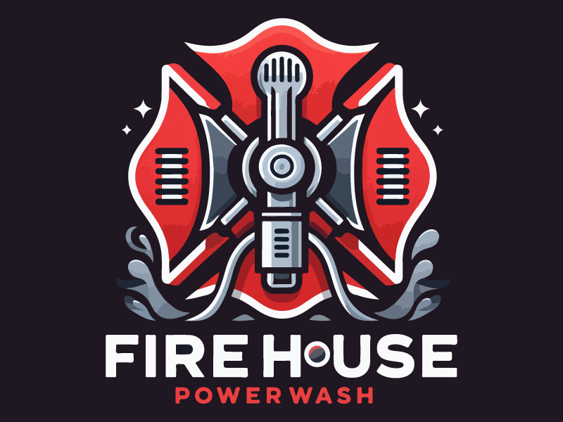 Firehouse Powerwash logo design by Rahul Biswas