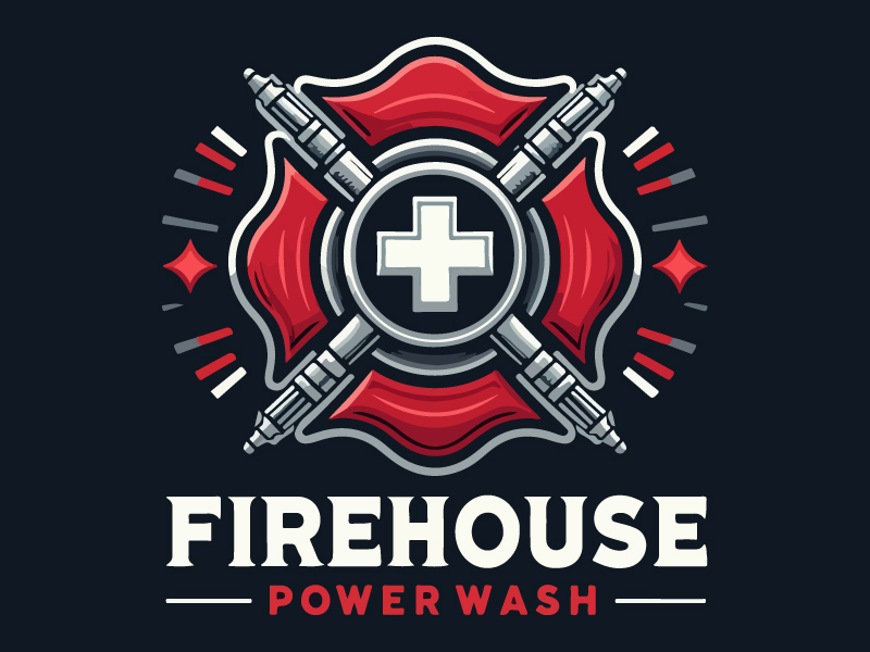 Firehouse Powerwash logo design by Rahul Biswas