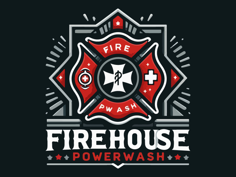 Firehouse Powerwash logo design by Rahul Biswas