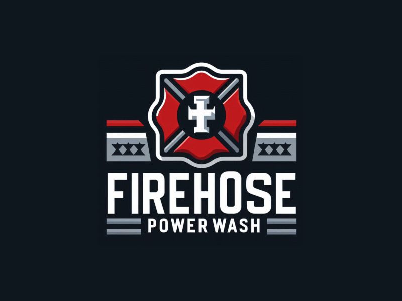 Firehouse Powerwash logo design by giphone