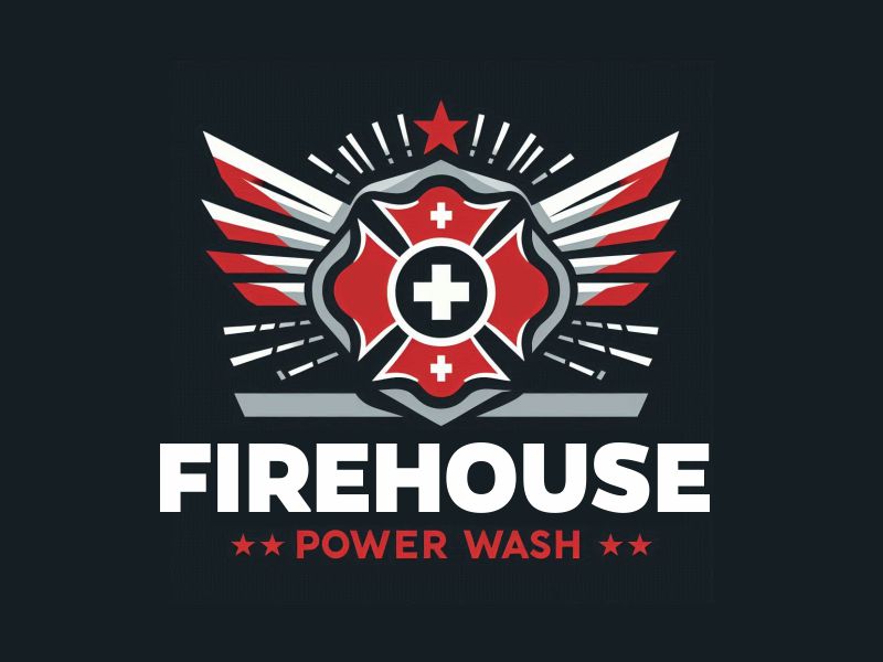 Firehouse Powerwash logo design by giphone