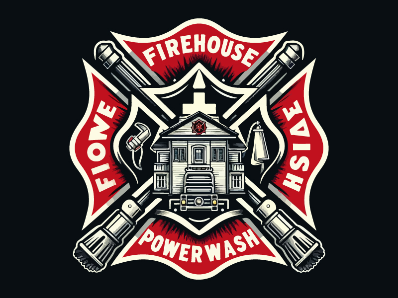 Firehouse Powerwash logo design by Rahul Biswas