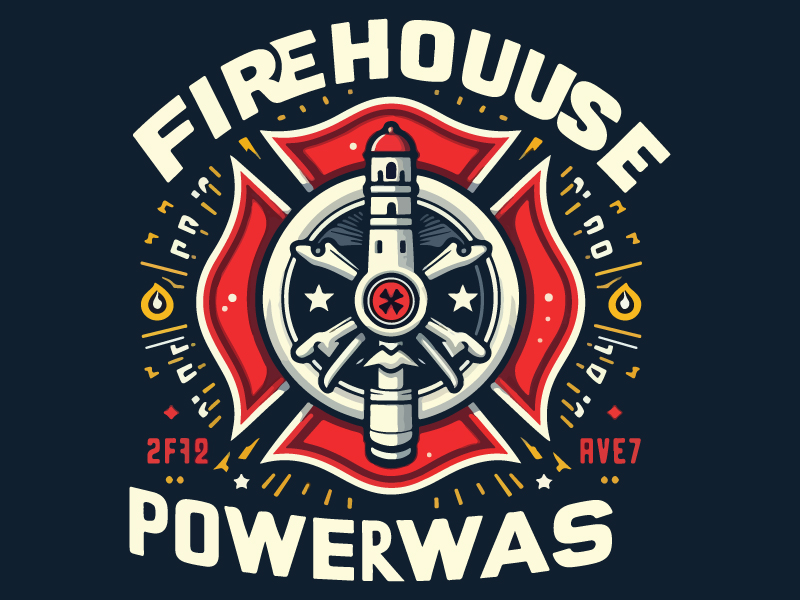 Firehouse Powerwash logo design by Rahul Biswas